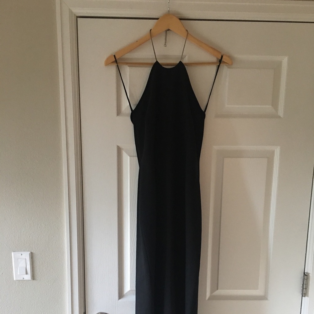 Halter-neck Evening Dress